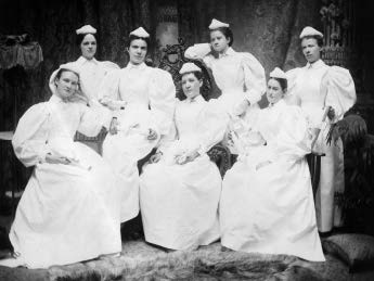 First graduating class of the University Hospital Training School for Nurses, 1892