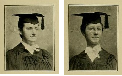 First female graduates of the School of Pharmacy in 1906
