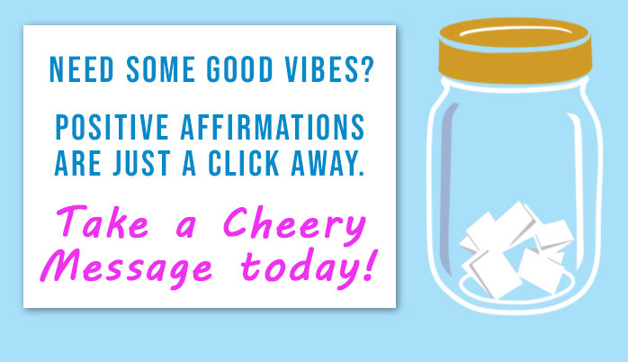 Click the jar for a positive message