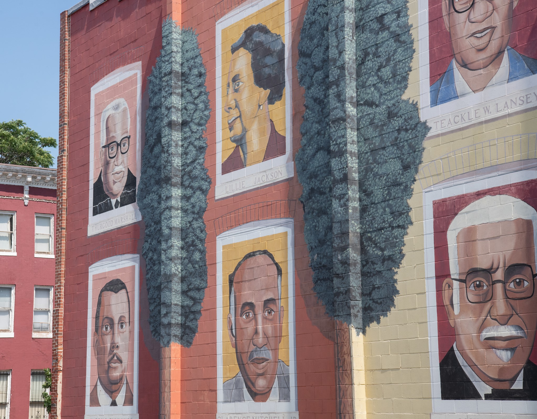 A mural in Druid Heights.