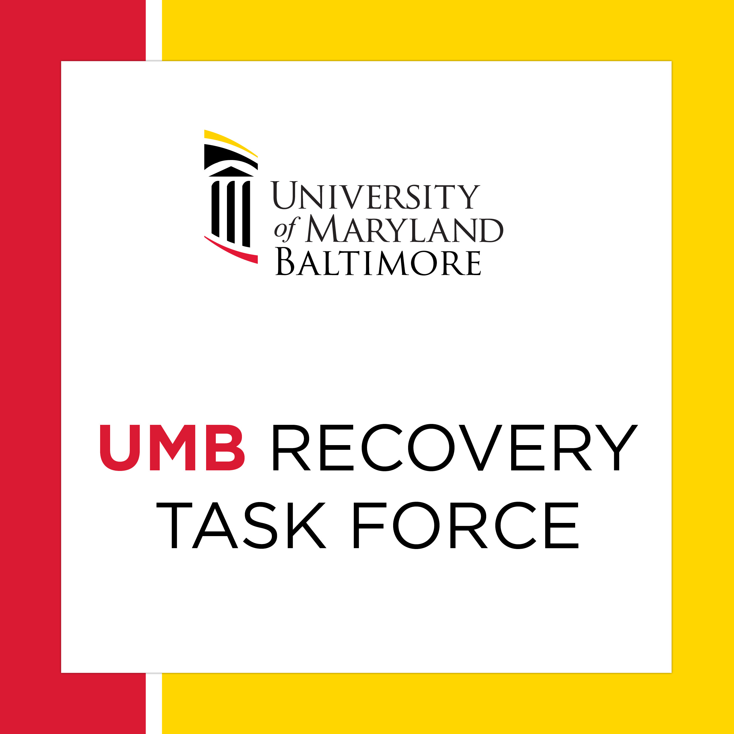 UMB Recovery Task Force graphic