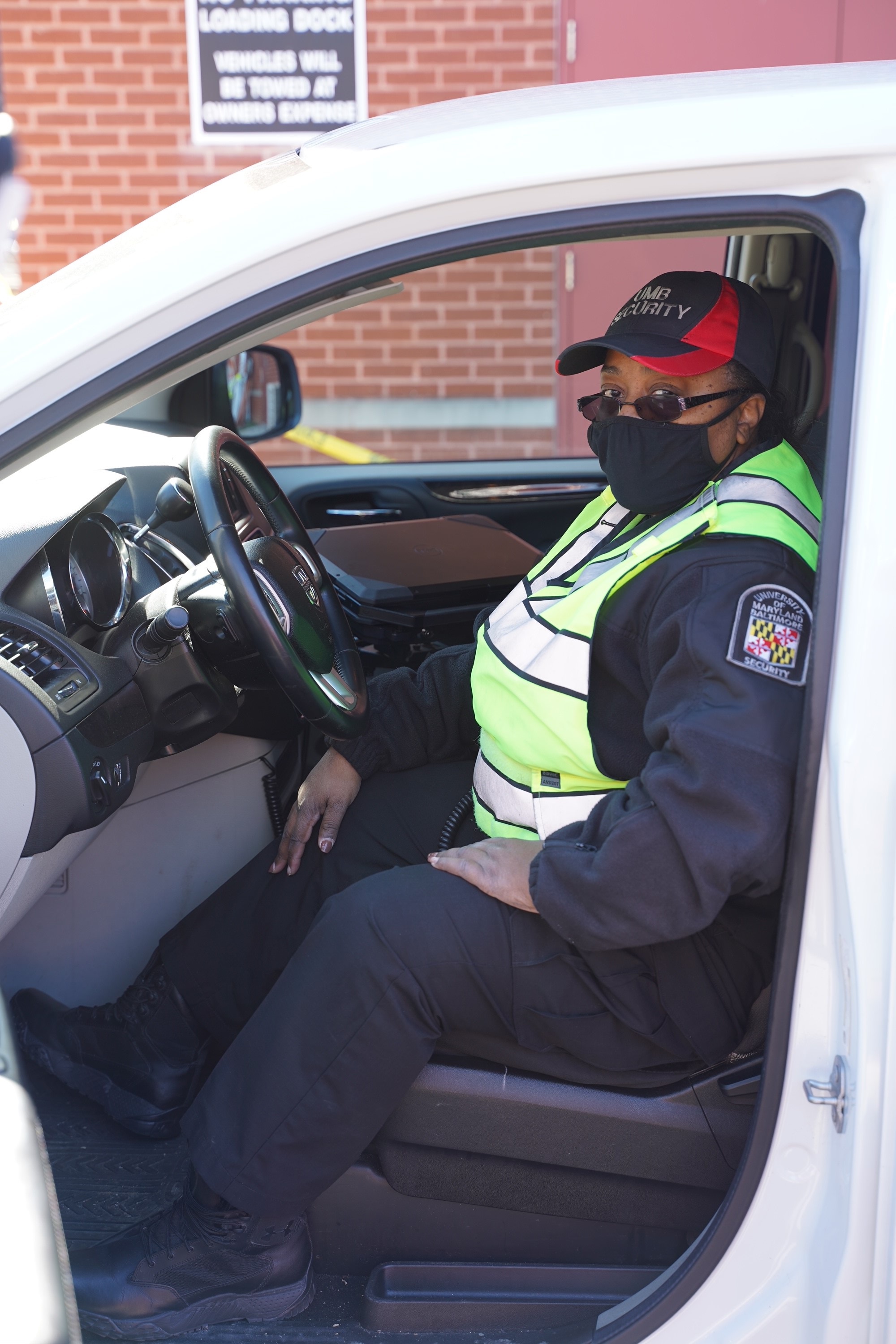 Sheila Johnson in the Safe Ride van