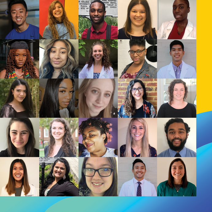 Group of students smiling