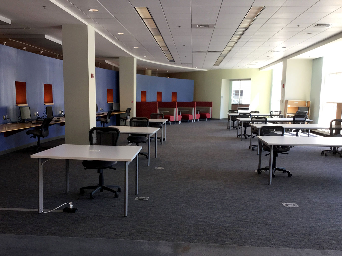 New furniture at the library