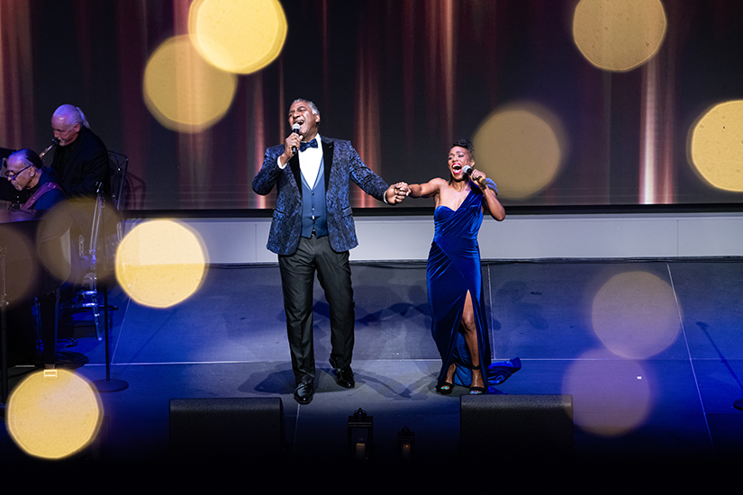Norm Lewis and Felicia Curry