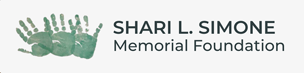 Shari L. Simone Memorial Foundation with three handprints in green