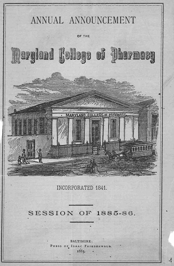 USA at 250-Maryland College of Pharmacy Annual Announcement Cover