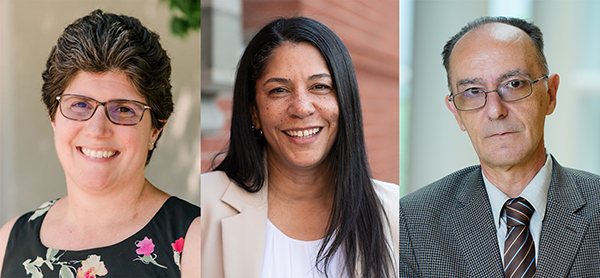 From left, Nancy Kusmaul, Vanessa Harringotn, and Andrew Coop